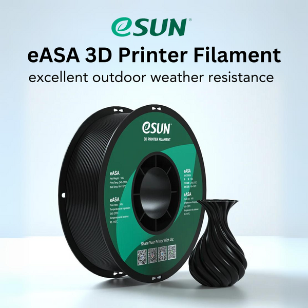 eSun eASA 1.75mm 1KG 3D Printer Filament Black