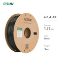 eSun ePLA-CF (Carbon Fiber) 1.75mm 1KG 3D Printer Filament Black