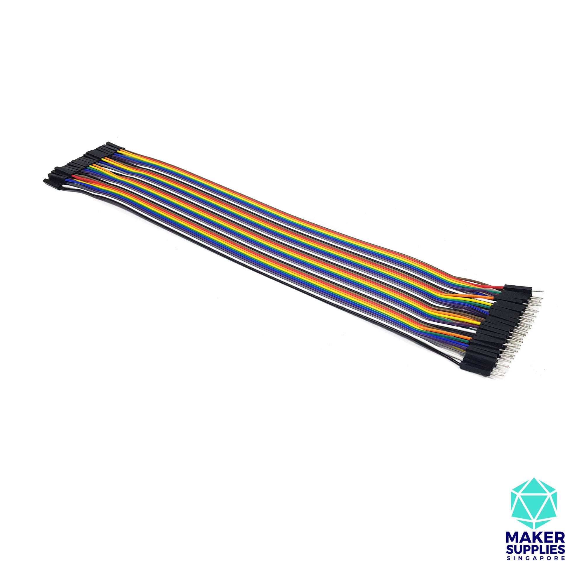 Jumper Cables  Jumper Wires  With DuPont Connectors Male To Female 30cm Colorful 10 Pieces