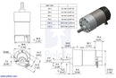 70:1 Metal Gearmotor 37Dx70L mm 12V with 64 CPR Encoder (Helical Pinion) Pololu 4754