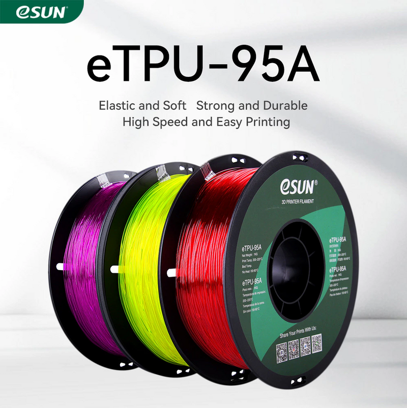 eSun eTPU-95A 1.75mm 1KG 3D Printer Filament