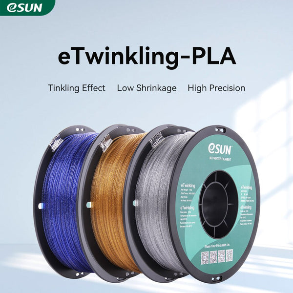 eSun PLA eTwinkling 1.75mm 1KG 3D Printer Filament