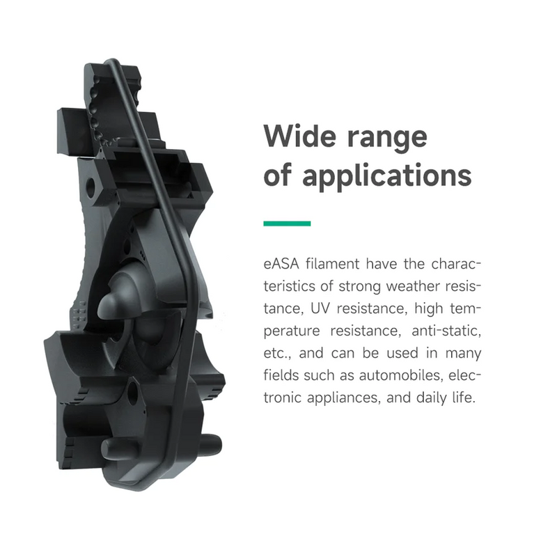 eSun eASA 1.75mm 1KG 3D Printer Filament Black