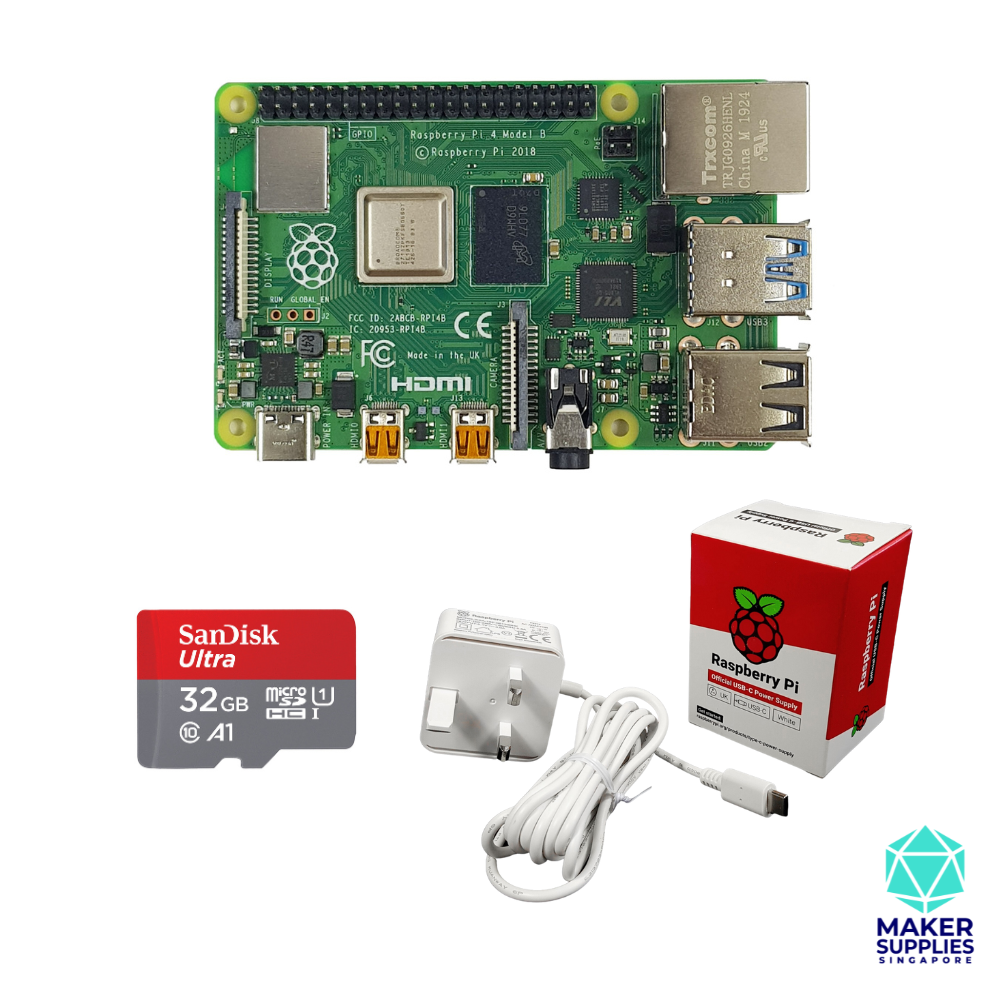 Raspberry Pi 4 Model B (8GB RAM) – MakerSupplies Singapore