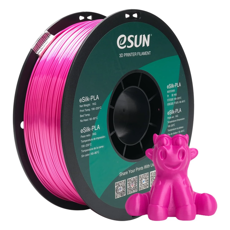 eSun ePLA-Silk 1.75mm 1KG 3D Printer Filament – MakerSupplies