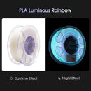 eSun PLA Luminous Rainbow / eStars-PLA Glow In The Dark 1.75mm 1KG 3D Printer Filament