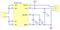 Schematic diagram of the ACHS-712x Current Sensor Carrier.