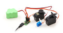 Micro Maestro 6-channel USB servo controller (fully assembled) controlling three servos.