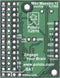 Bottom view of Mini Maestro 12-channel USB servo controller.