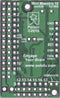 Bottom view of Mini Maestro 18-channel USB servo controller.