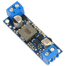 Pololu fixed step-up voltage regulator U3V50Fx, assembled with included terminal blocks.