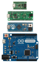 Pololu A-Star 32U4 Micro, Pololu A-Star 32U4 Mini SV, Arduino Micro, and Arduino Leonardo.
