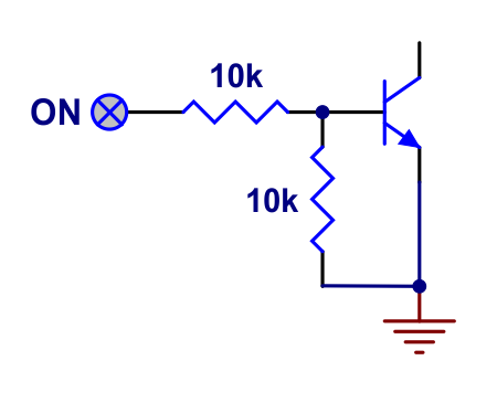 ON input structure of Pushbutton Power Switch with Reverse Voltage Protection.