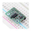 VL6180X Time-of-Flight Distance Sensor Carrier in a breadboard.