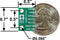 VL53L0X/VL53L1X Time-of-Flight Distance Sensor Carrier, bottom view with dimensions.