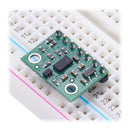 VL53L0X Time-of-Flight Distance Sensor Carrier in a breadboard.