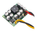 Pololu Step-Down Voltage Regulator D24V150Fx showing wires soldered directly to the board.