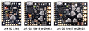 Side-by-side comparison of the different Jrk G2 USB Motor Controllers with Feedback.