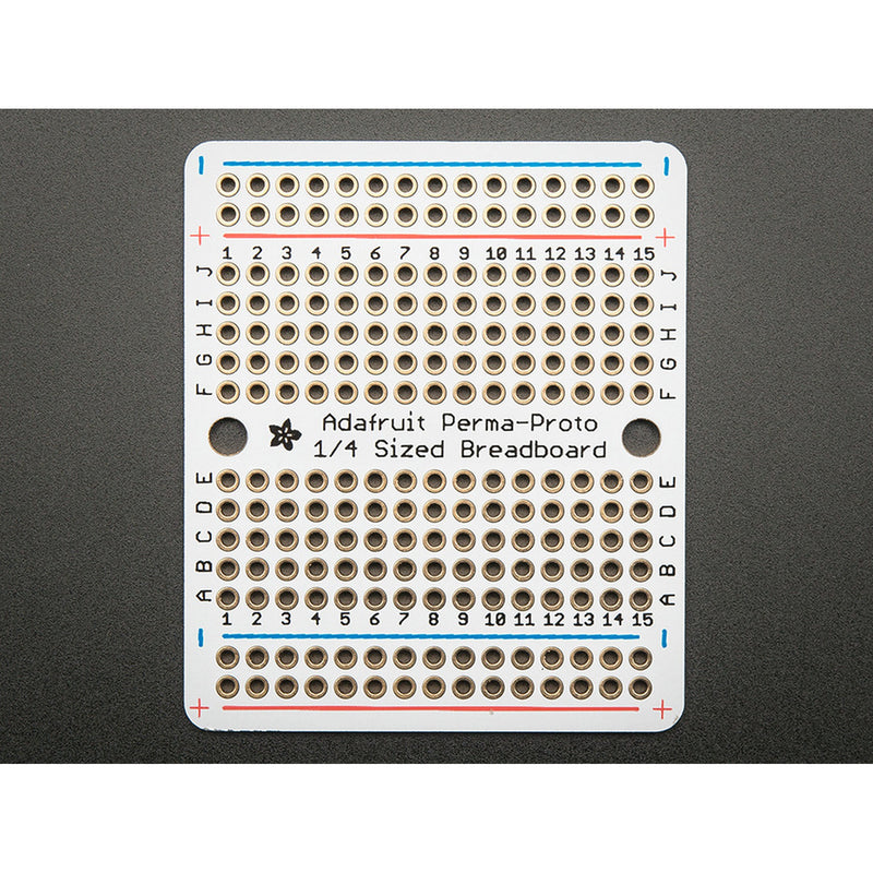 Adafruit Perma-Proto Quarter-sized Breadboard PCB 1608