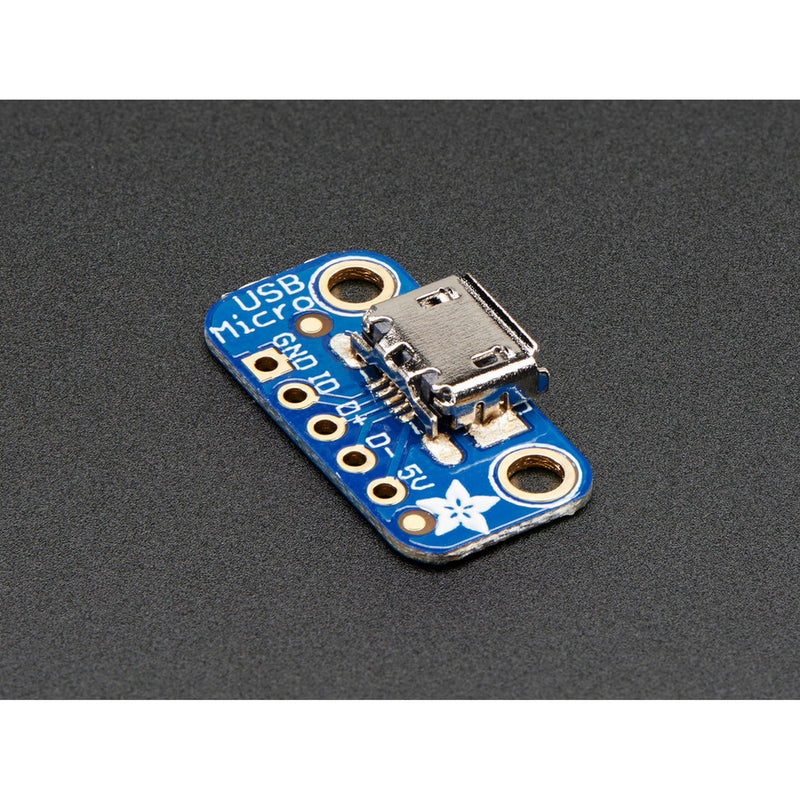 Adafruit USB Micro-B Breakout Board 1833