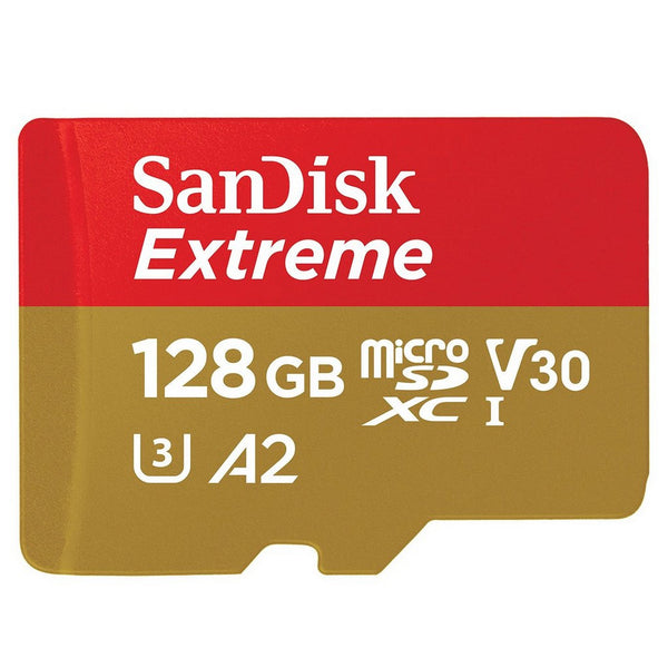 SanDisk Extreme 128GB MicroSDXC A2 UHS-I Card
