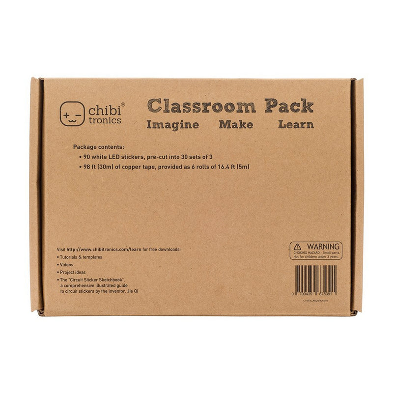 Chibitronics Circuit Stickers (White) Classroom Pack