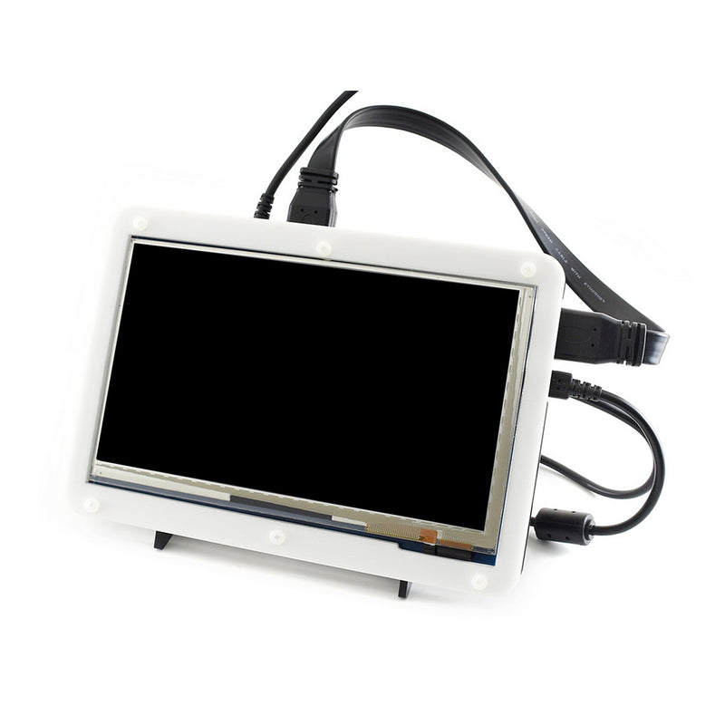 7 inch HDMI LCD (C) IPS Capacitive Touchscreen Display 1024x600 with Casing Stand 11303