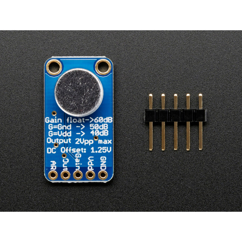 Adafruit Electret Microphone Amplifier - MAX9814 with Auto Gain Control 1713