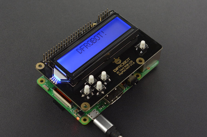 I2C 1602 RGB LCD and Keypad HAT for Raspberry Pi