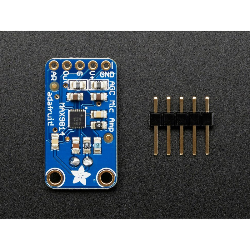 Adafruit Electret Microphone Amplifier - MAX9814 with Auto Gain Control 1713