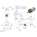 Pololu 50:1 Micro Metal Gearmotor HPCB 12V 3039