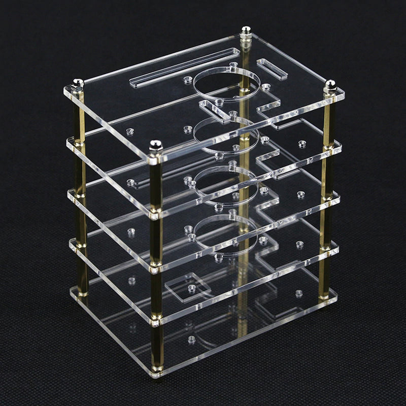 4 Layer Raspberry Pi Acrylic Casing with Cooling Fans