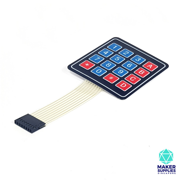 4x4 Matrix Membrane Keypad