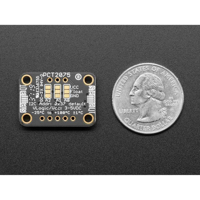 Adafruit PCT2075 Temperature Sensor - STEMMA QT / Qwiic 4369