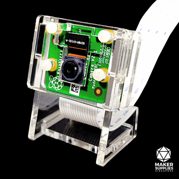 8MP Raspberry Pi Camera Module V2 and Camera Holder Bundle