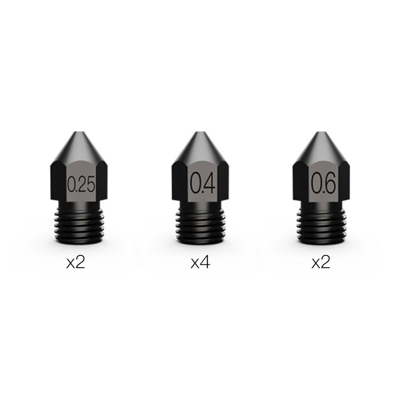 Creality Hardened Steel High-end Nozzle (Set of 8 pcs)