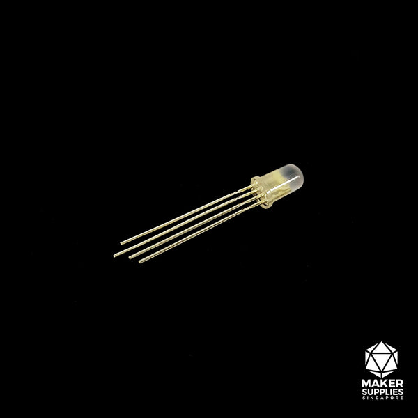 5mm Common Anode 4-pin Diffused RGB LED