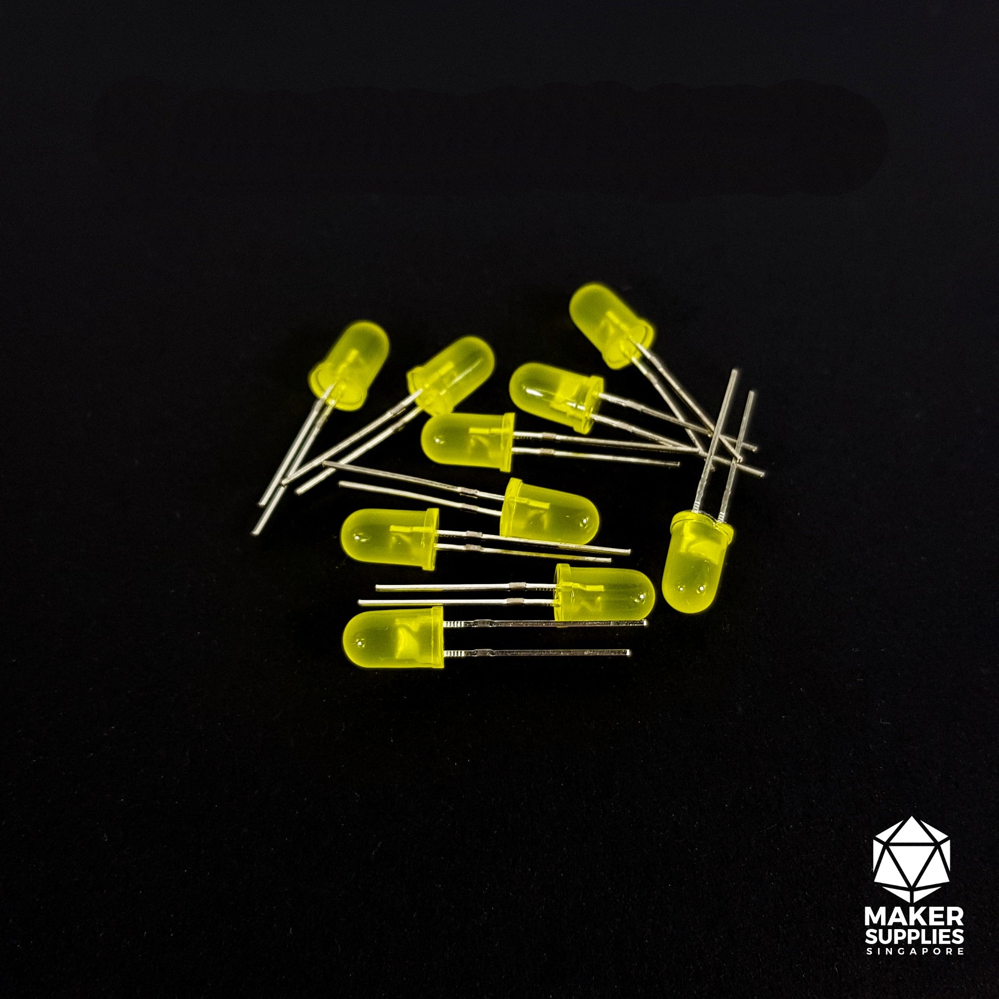 10pcs 5mm Yellow LED