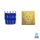 Raspberry Pi 3B 3B+ Heat Sinks (1 Copper, 1 Aluminium) Heatsink RPI 3 B B+ 2 Piece Cooling