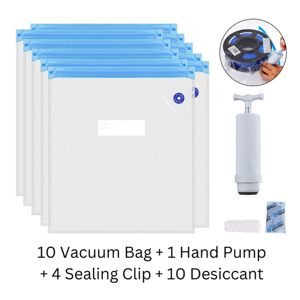 Vacuum Bag (Set of 5) 300 x 340 mm