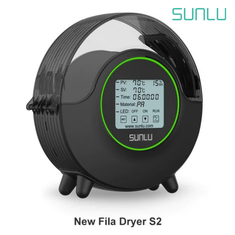 SUNLU FilaDryer S2 3D Printer Filament Dryer Box (Upgraded Version with Fan)